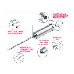 STRZYKAWKA DO PEKLOWANIA MIĘSA NASTRZYKIWACZ