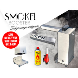 SMOKE BOOSTER GENERATOR DYMU DO WĘDZARNI DYMOWNIK + PALNIK + GAZ