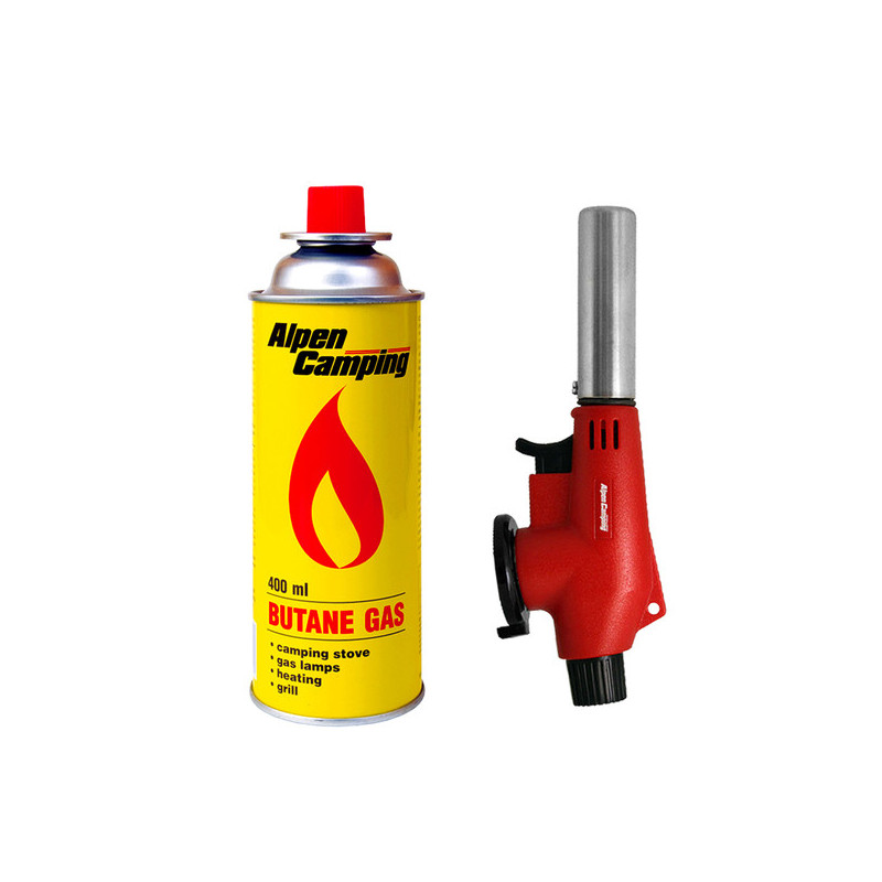 PALNIK VULCANO + KARTUSZ GAZOWY ALPEN CAMPING