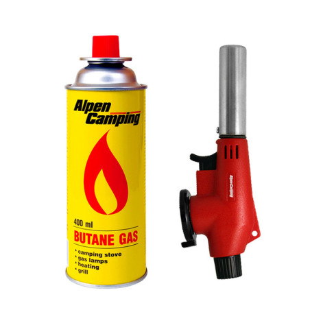 PALNIK VULCANO + KARTUSZ GAZOWY ALPEN CAMPING