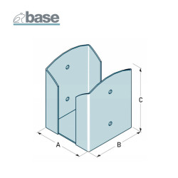 BASE PODSTAWA POD SŁUP DREWNIANY