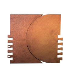 Łącznik reg. Roller 30°-330° do obrzeży trawnikowych prostych Corten/Korten