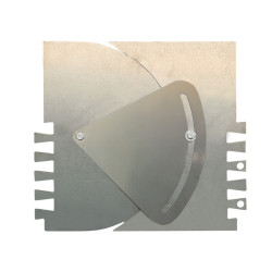 Łącznik reg. Roller 30°-330° do obrzeży trawnikowych prostych Corten/Korten