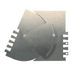 Łącznik reg. Roller 30°-330° do obrzeży trawnikowych prostych Corten/Korten