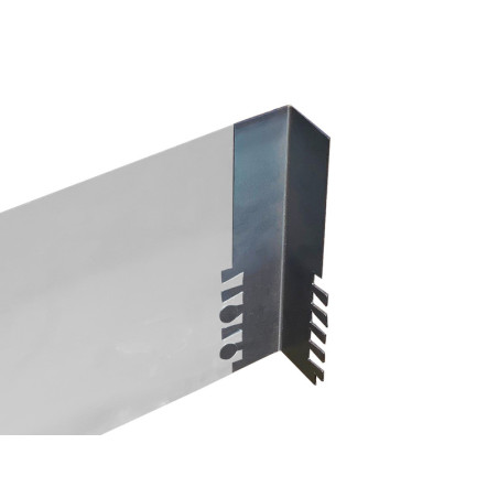 Narożnik wewnętrzny do obrzeży trawnikowych prostych Corten/Korten