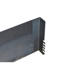 Narożnik wewnętrzny do obrzeży trawnikowych prostych Corten/Korten