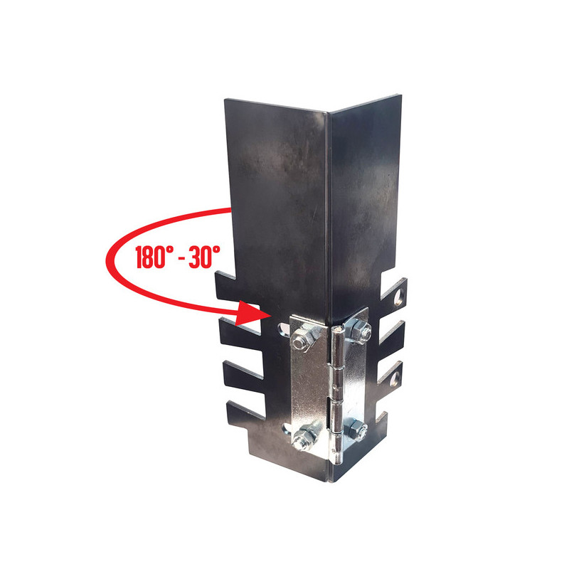 Narożnik regulowany do obrzeży trawnikowych prostych Corten/Korten Range Connect