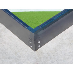 Narożnik wewnętrzny do obrzeży trawnikowych zagiętych Corten/Korten