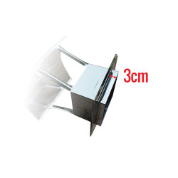 NASADA KOMINOWA DASZEK KARMNIK FALA 14X27CM