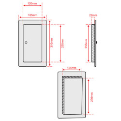 DRZWICZKI KOMINOWE IZOLOWANE PEKABET