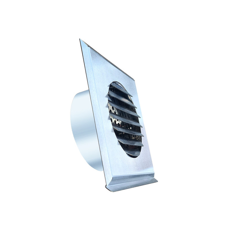 KRATKA WYRZUTNIA CZERPNIA WENTYLACYJNA INOX POD RURĘ