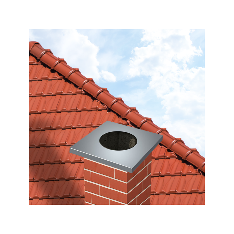 NASADA KOMINOWA / PŁYTA / CZAPKA INOX