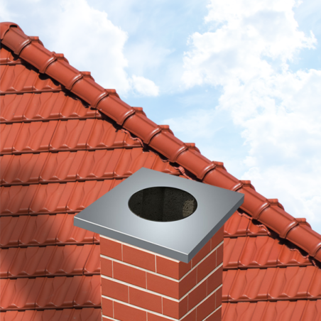 NASADA KOMINOWA / PŁYTA / CZAPKA INOX