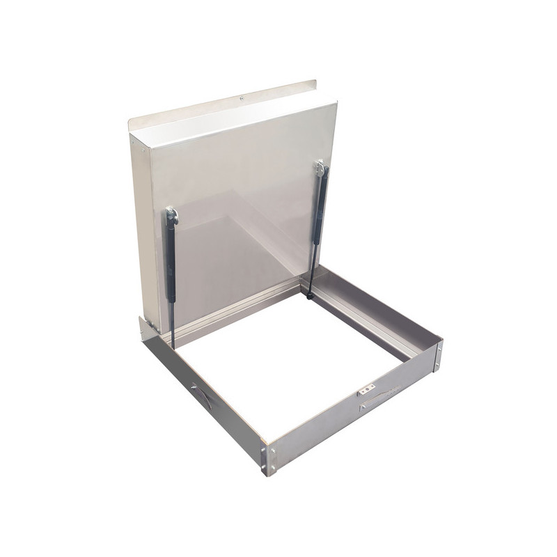 Właz rewizyjny / studzienka + amortyzatory gazowe stal nierdzewna