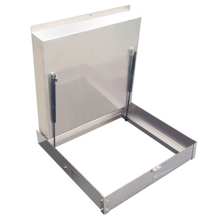 Właz rewizyjny / studzienka + amortyzatory gazowe stal nierdzewna