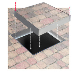 Właz rewizyjny / studzienka stal ocynkowana