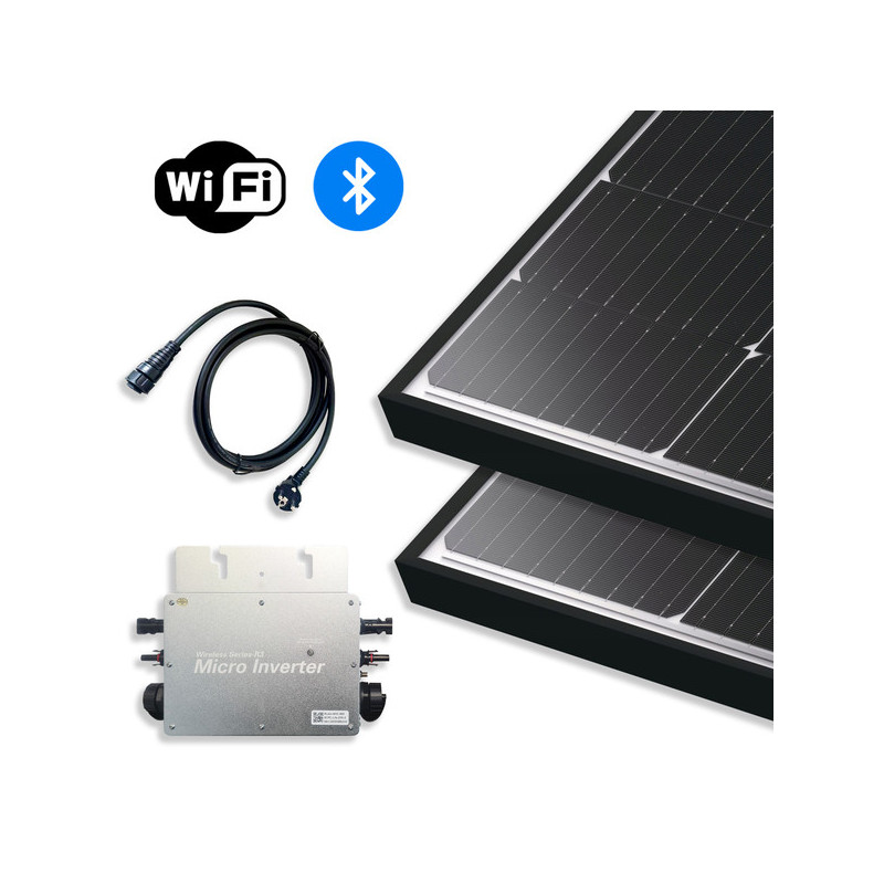 2x Panel fotowoltaiczny 415W+ Inwerter 600W