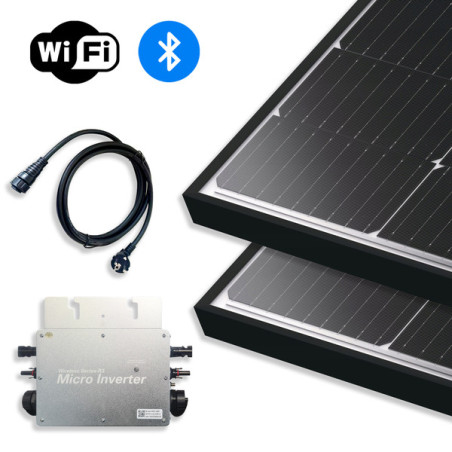 2x Panel fotowoltaiczny 415W+ Inwerter 600W