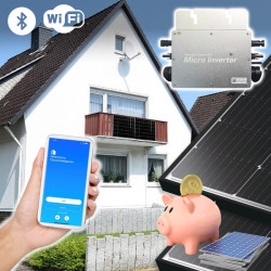 2x Panel fotowoltaiczny 415W+ Inwerter 600W