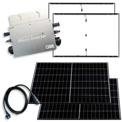 2x Panel fotowoltaiczny 415W+ Inwerter 600W