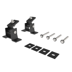 Uchwyt regulowana podstawa 15-30st. do panela fotowoltaicznego 1 PANEL czarny