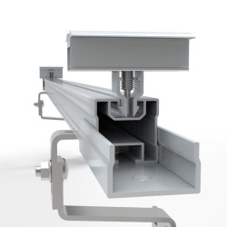 Zestaw uchwytów dachowych do rozbudowy o 1 panel fotowoltaiczny 25-40mm