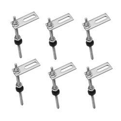 Zestaw uchwytów dla 2 paneli fotowoltaicznych do blachodachówki