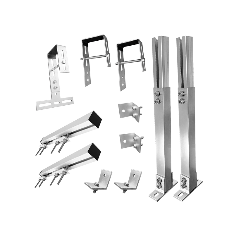 Zestaw uchwytów balkonowych na 1 panel - kwadrat