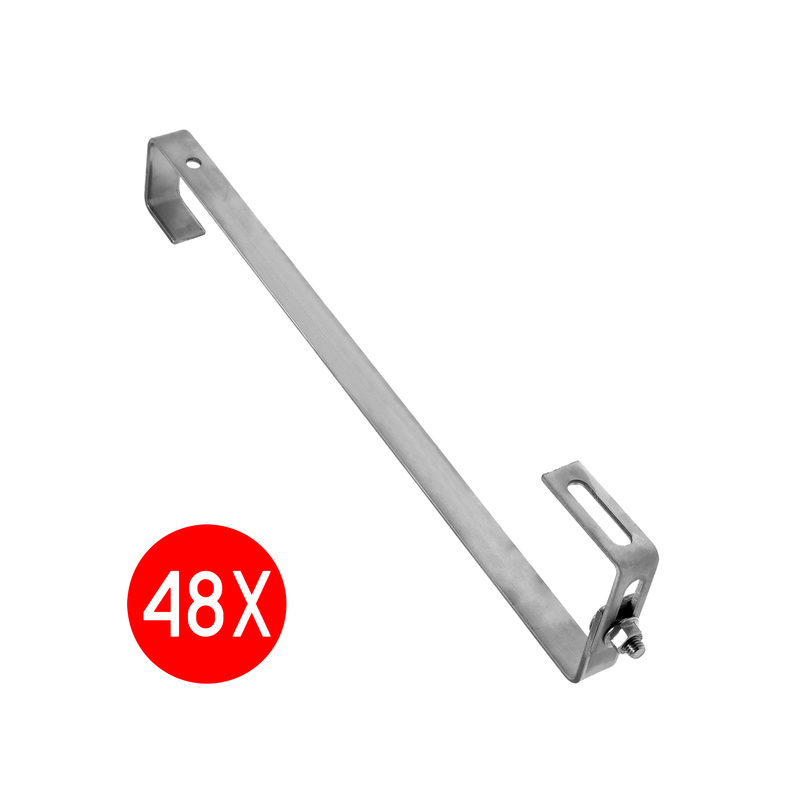 48x UCHWYT REGULOWANY TYPU S470 DO PANELI FOTOWOLTAICZNYCH