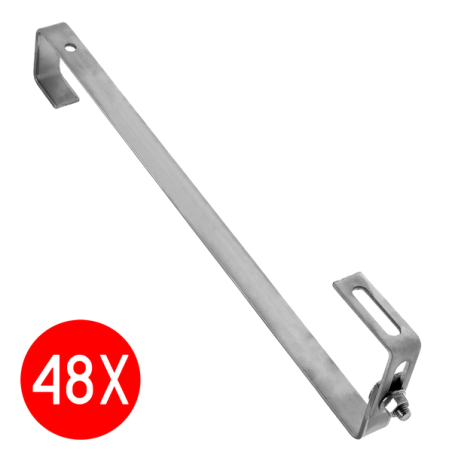 48x UCHWYT REGULOWANY TYPU S470 DO PANELI FOTOWOLTAICZNYCH