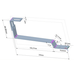 UCHWYT DO KARPIÓWKI REGULOWANY