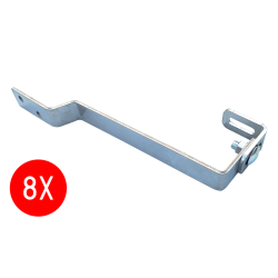 8x UCHWYT DO KARPIÓWKI REGULOWANY