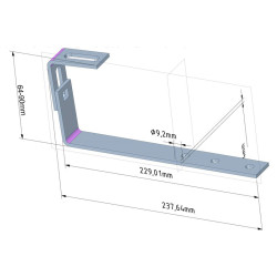 UCHWYT PAPOWY REGULOWANY