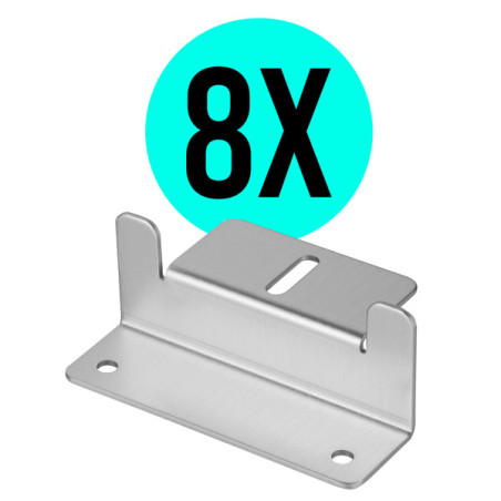 8x Uchwyt typu Z do montażu paneli fotowoltaicznych