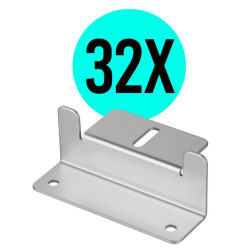 32x Uchwyt typu Z do montażu paneli fotowoltaicznych