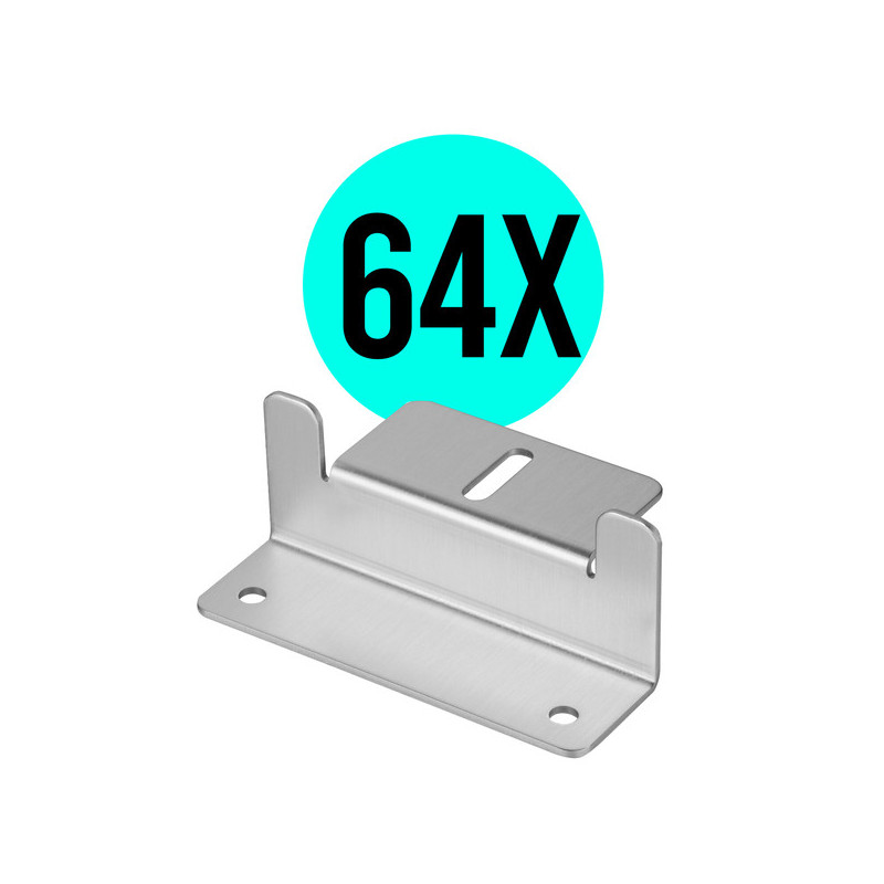 64x Uchwyt typu Z do montażu paneli fotowoltaicznych