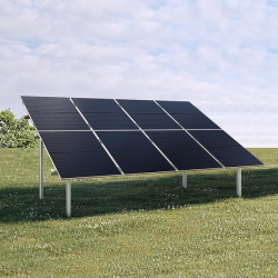 Konstrukcja gruntowa do montażu 8 paneli