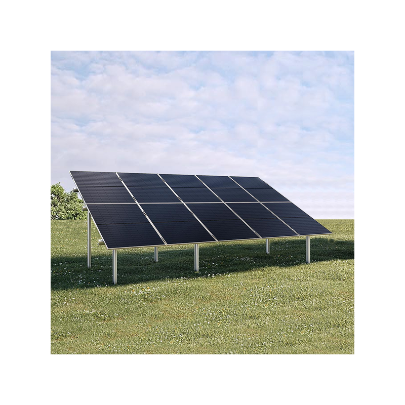 Konstrukcja gruntowa do montażu 10 paneli