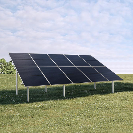 Konstrukcja gruntowa do montażu 10 paneli