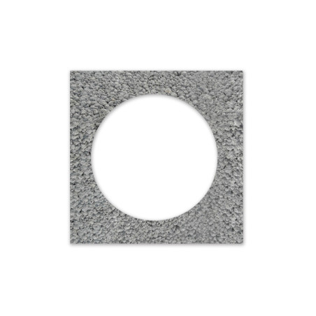 PUSTAK WENTYLACYJNY POJEDYŃCZY 24*24*24 Φ 160 KERAMZYT SZARY LB-10