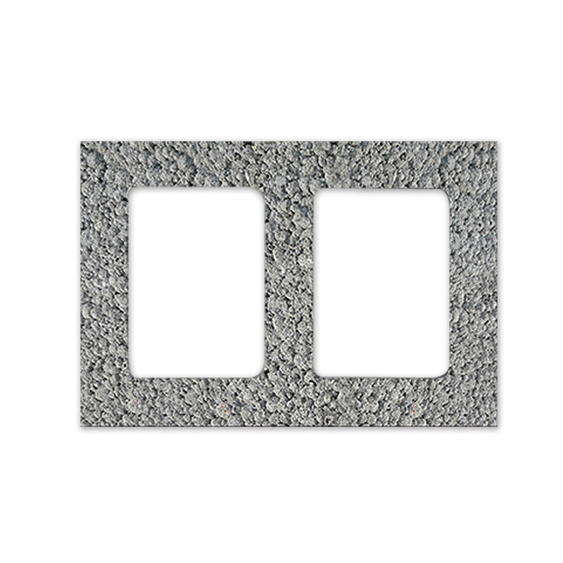 PUSTAK WENTYLACYJNY PODWÓJNY 36*24*24 KERAMZYTOWY KP2