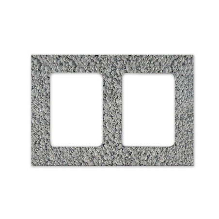 PUSTAK WENTYLACYJNY PODWÓJNY 36*24*24 KERAMZYTOWY KP2