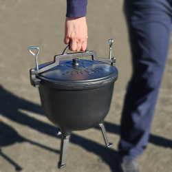 Kociołek myśliwski żeliwny 15L (Fi350)