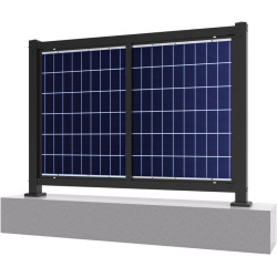 Zestaw ogrodzeniowy na 1 panel PV
