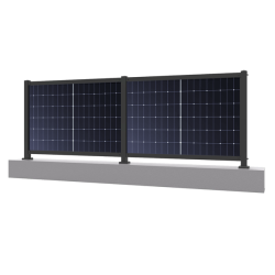 Zestaw ogrodzeniowy na 2 panele PV