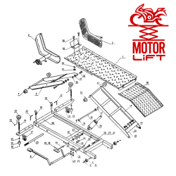 PODNOŚNIK DO MOTORÓW, SKUTERÓW MOTOLIFT 450