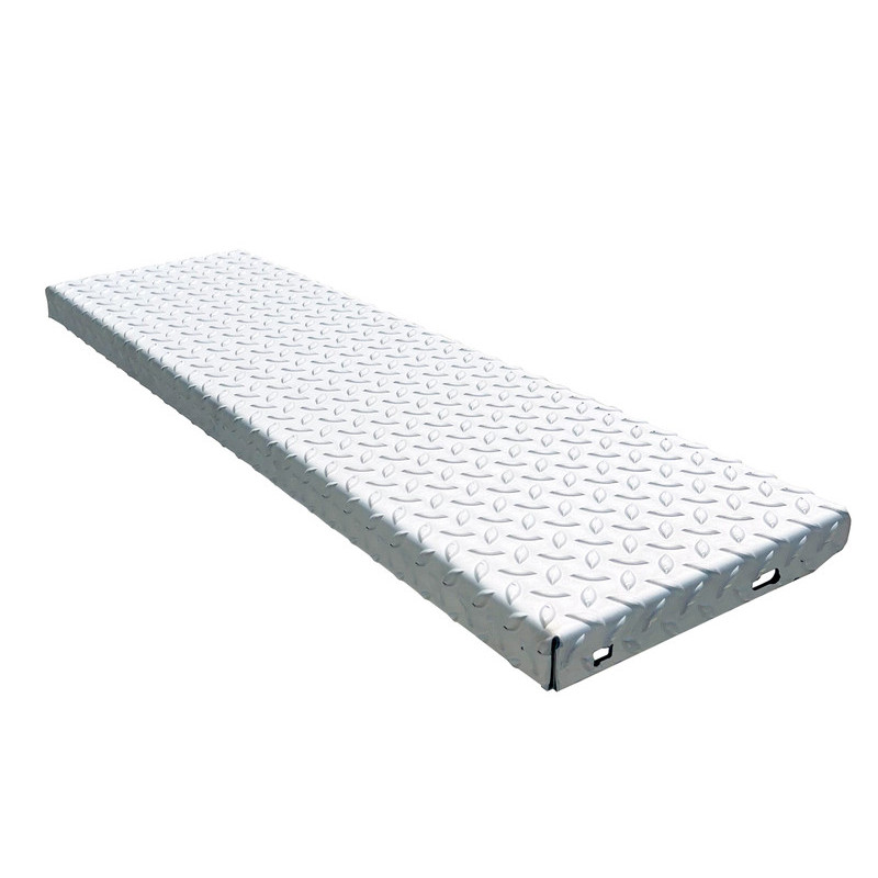 Stopień schodowy stal nierdzewna ryflowana