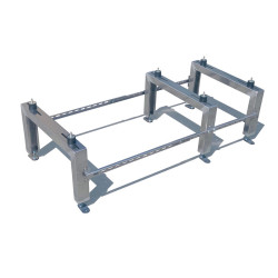 Podpora Stojak do pompy ciepła klimatyzatora podstawa SL353X+w INOX