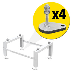 4x Noga z wibroizolacją regulowana do stojaka pod pompę ciepła