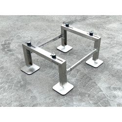 4x Wibroizolator do stojaka pod pompę ciepła 170x170x10